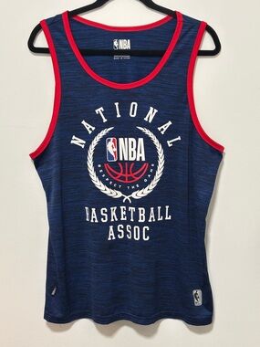 NIKE NBA Blue With Logo & Red Trim Size L